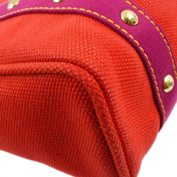 Louis Vuitton Red Purple Antigua Cabas MM Tote Bag M40034 SP0045 182610 - Picture 11 of 11